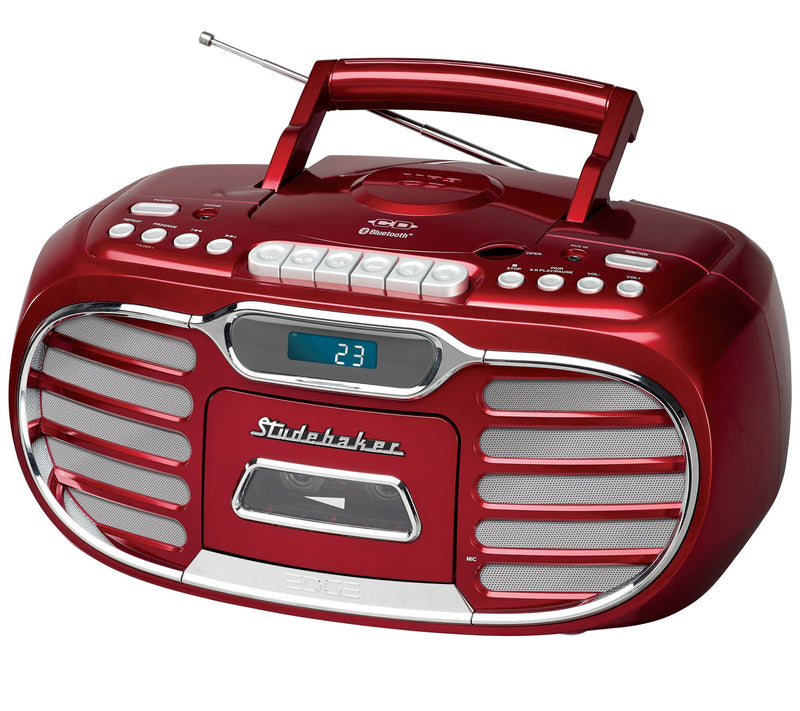 Studebaker Retro Bluetooth Radio with Cassette, CD and AM/FM Radio — Main view