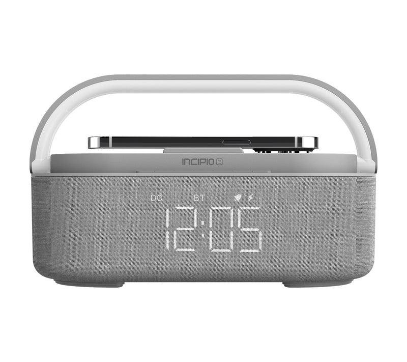 Incipio Wireless Charging Alarm Clock and Speaker — View 2