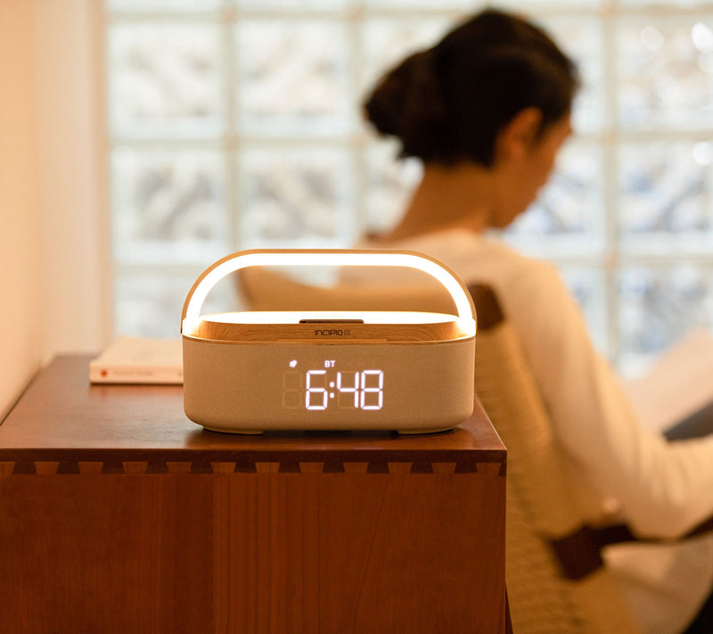 Incipio Wireless Charging Alarm Clock and Speaker — View 4