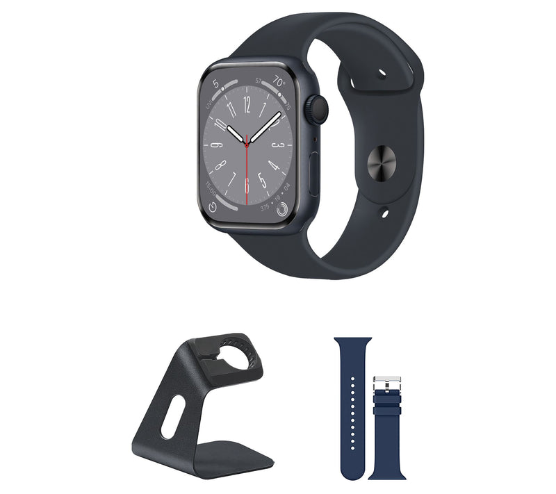 Refurbished Apple Watch Series 8 GPS 41mm M/L Bundle — View 3