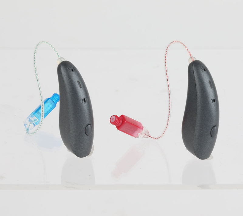 Brookstone Rechargeable Bluetooth OTC Hearing Aids & Charging Case — View 2