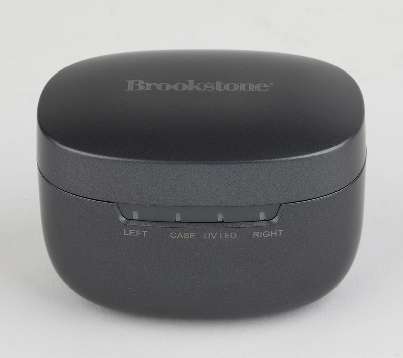 Brookstone Rechargeable Bluetooth OTC Hearing Aids & Charging Case — View 5