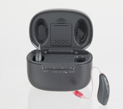 Brookstone Rechargeable Bluetooth OTC Hearing Aids & Charging Case
