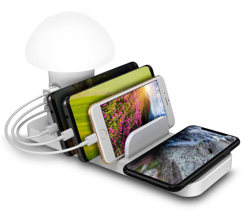 Trexonic 3-in-1 Desk Organizer w/ Wireless Charging Station — View 4