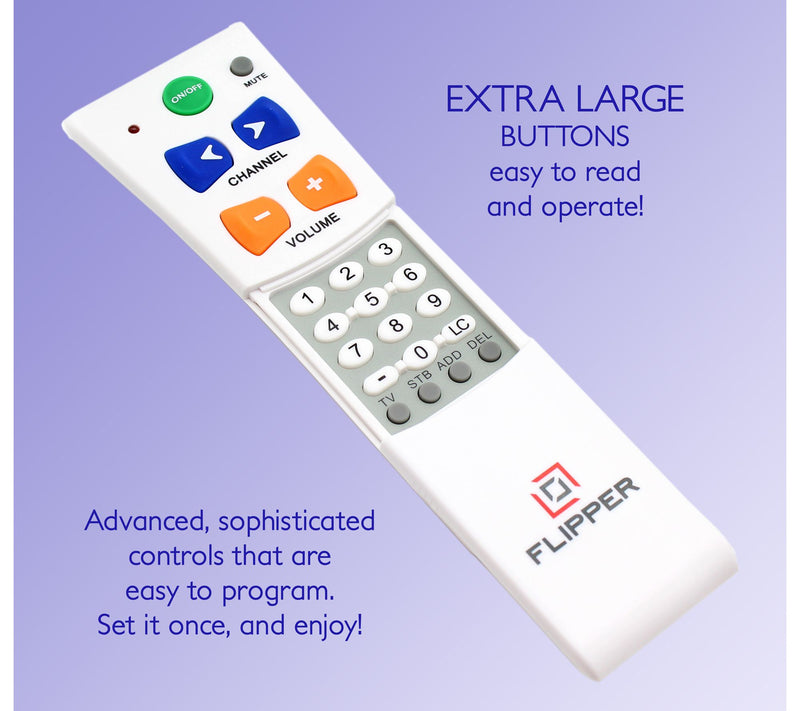 Flipper Big Button Universal TV Remote — View 6