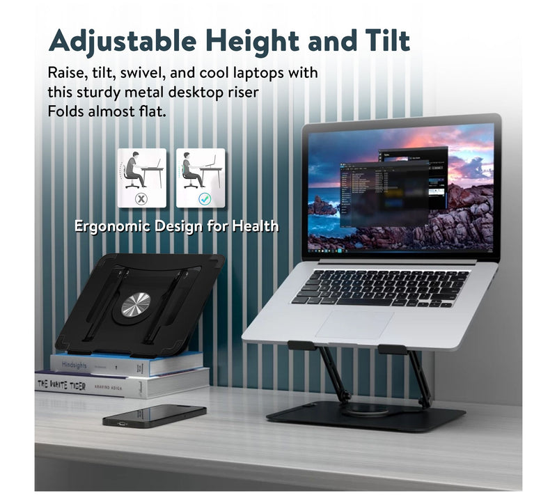 Uncaged Ergonomics Swivel Stand for Laptops & Tablets — View 7