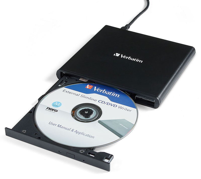 Verbatim External CD/DVD Writer USB-A/USB-C — Main view