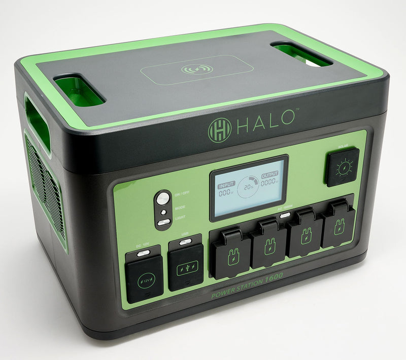 HALO 1600Wh Power Station with 11 Outlets and Wireless Charging Pad — View 9