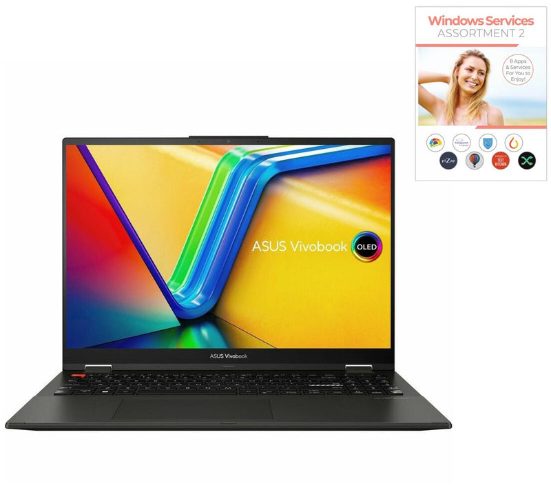 ASUS Vivobook S 16" Flip Touch Laptop, Ryzen 5 8GB, 512GB SSD with Voucher — Main view