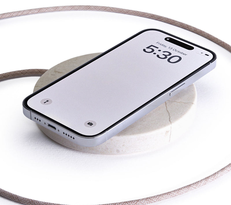 Einova Classic Stone 10W Wireless Charger with USB-C Cable — View 5