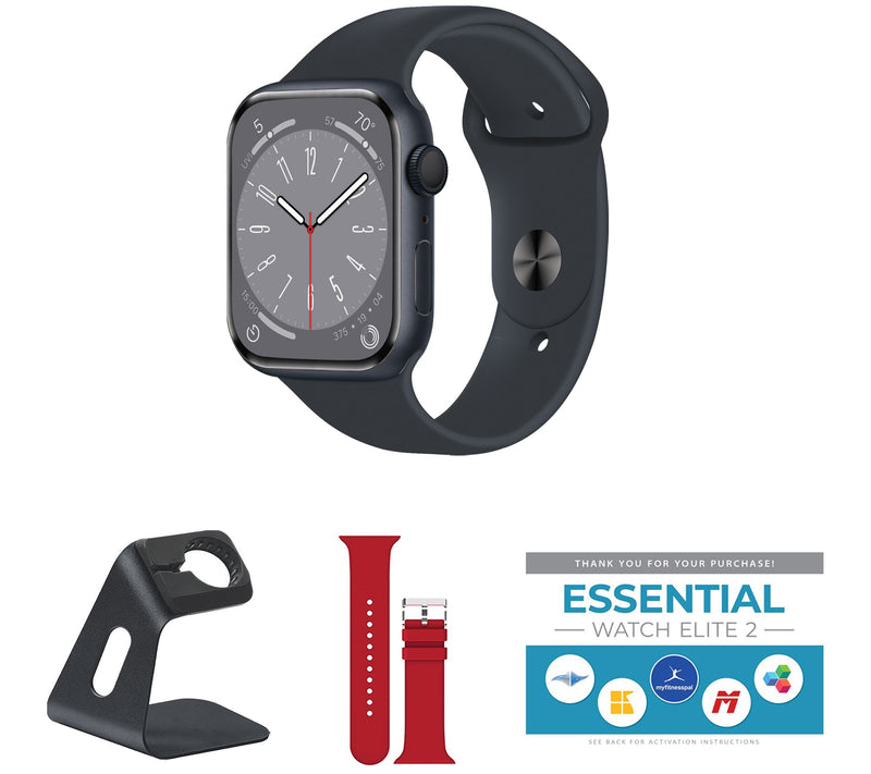 Apple Watch Series 9 45mm M/L GPS Smartwatch w/  Accessories — View 31