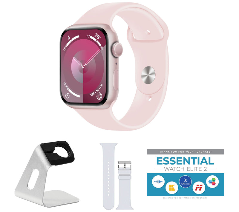 Apple Watch Series 9 45mm M/L GPS Smartwatch w/  Accessories — View 35