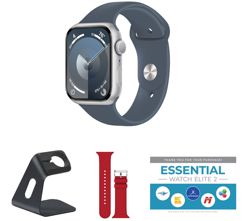 Apple Watch Series 9 45mm M/L GPS Smartwatch w/  Accessories — View 47