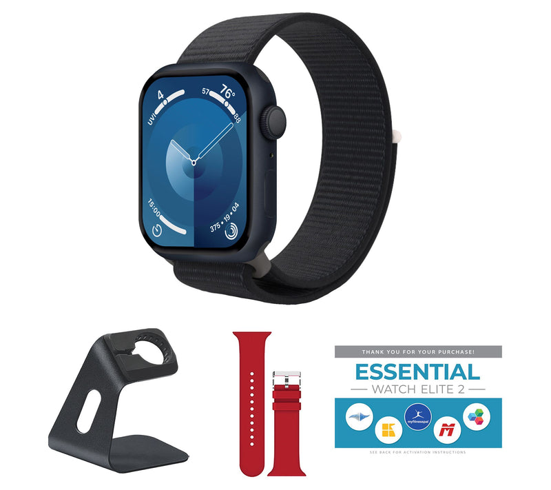 Apple Watch Series 9 GPS 45mm Sport Loop Bundle — View 8