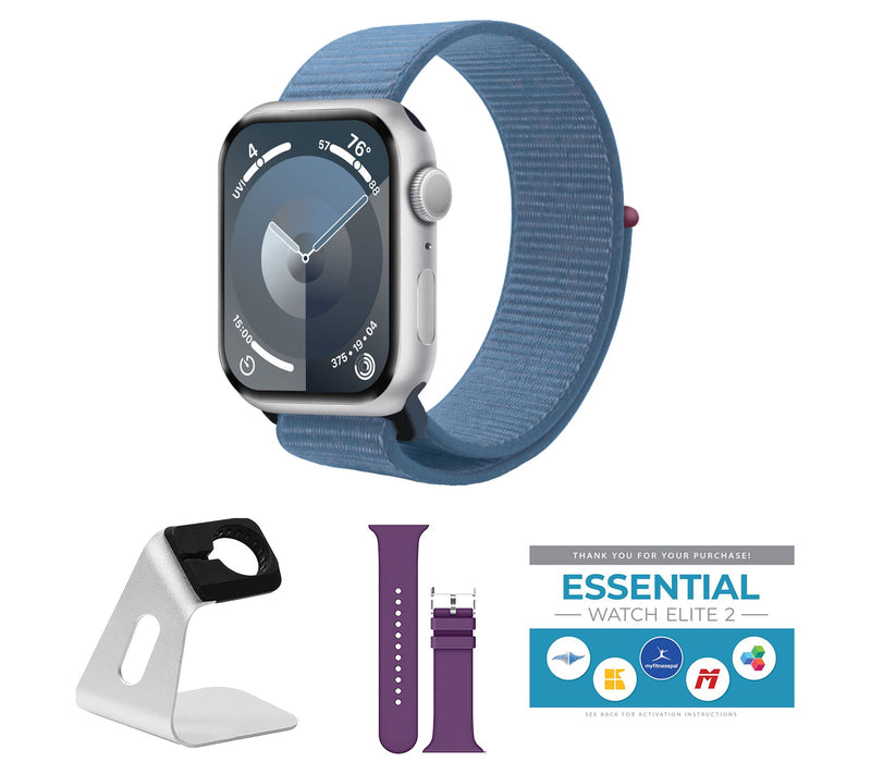 Apple Watch Series 9 GPS 45mm Sport Loop Bundle — View 26