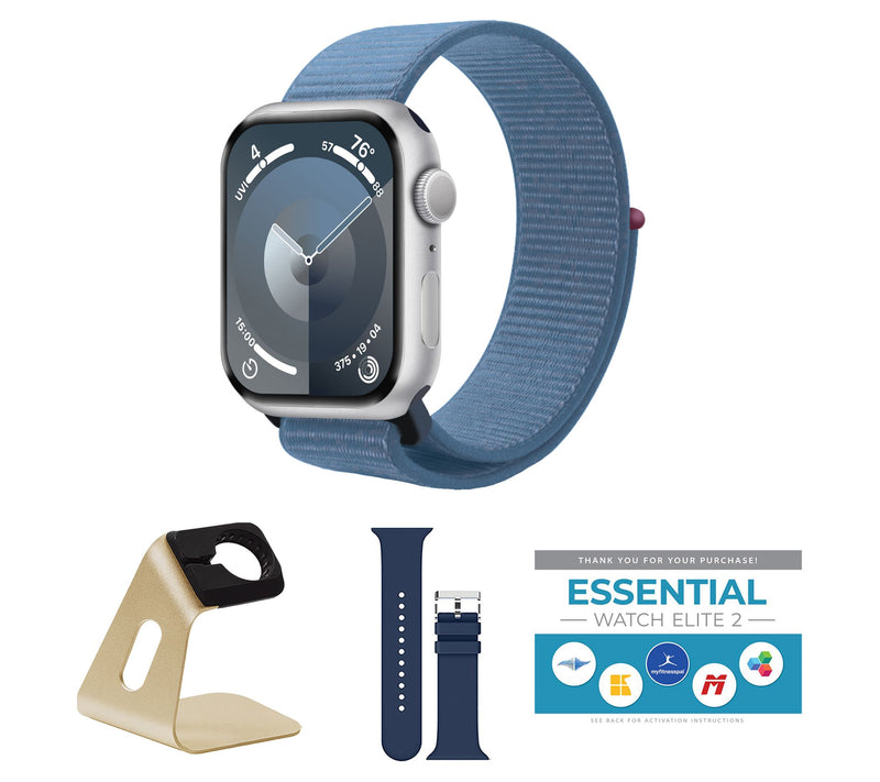 Apple Watch Series 9 GPS 45mm Sport Loop Bundle — View 24