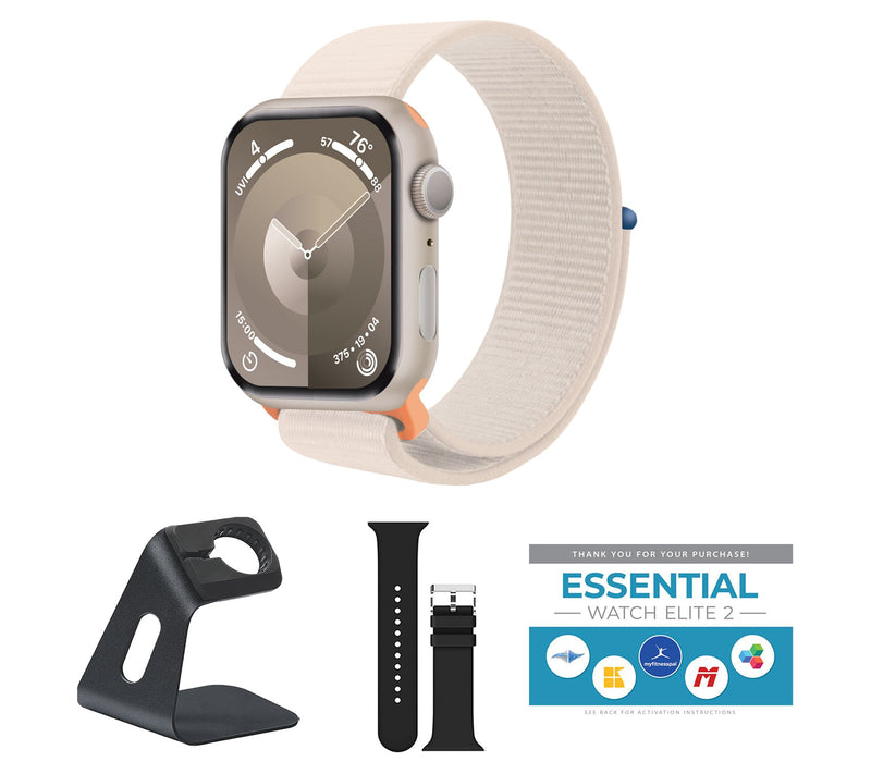 Apple Watch Series 9 GPS 45mm Sport Loop Bundle — View 35