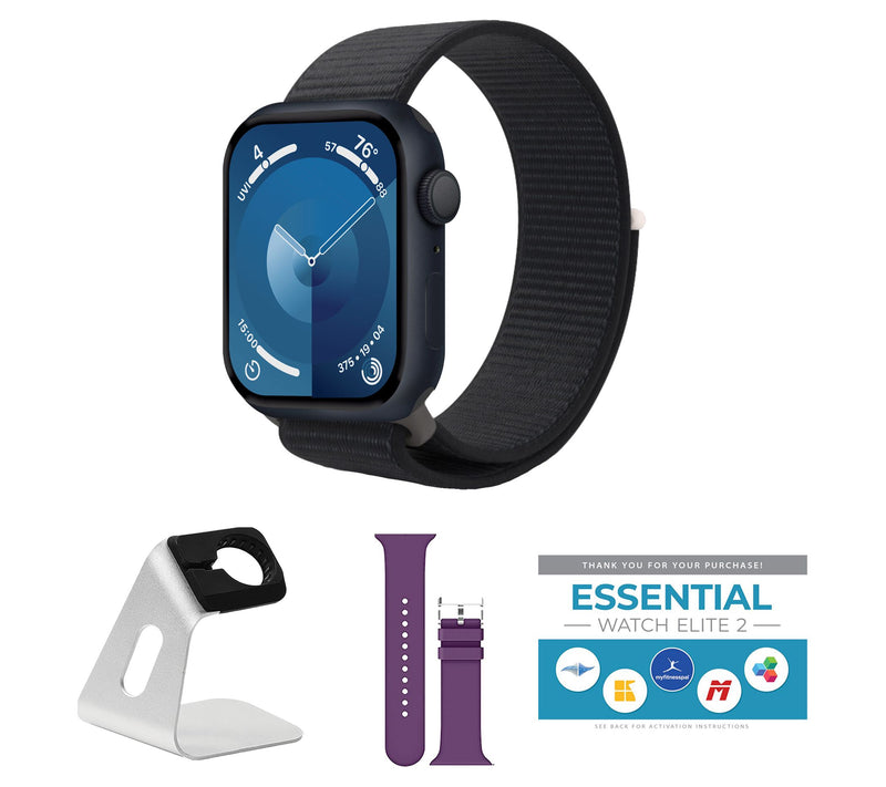 Apple Watch Series 9 GPS 45mm Sport Loop Bundle — View 6