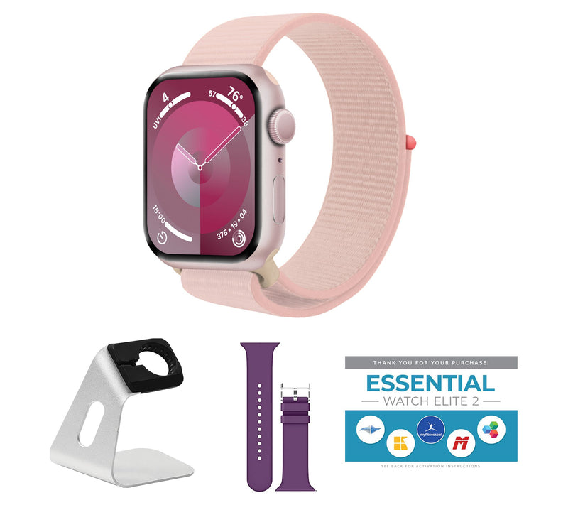 Apple Watch Series 9 GPS 45mm Sport Loop Bundle — View 16