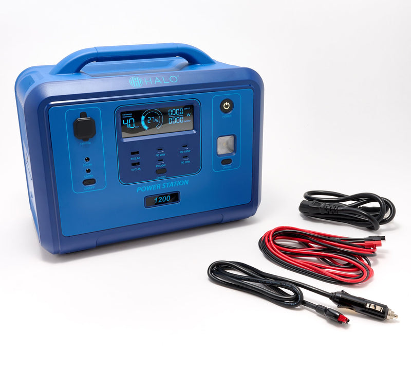 HALO 1200Wh Portable Power Station with 13 Outlets — View 3