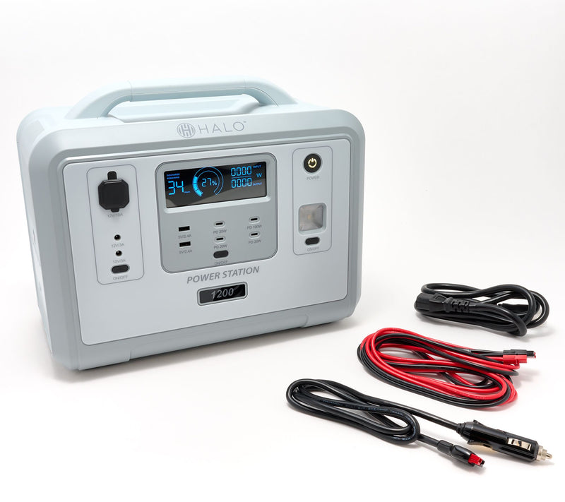 HALO 1200Wh Portable Power Station with 13 Outlets — View 7