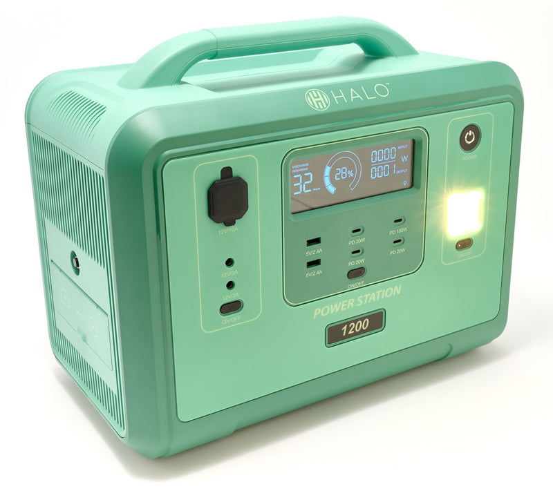 HALO 1200Wh Portable Power Station with 13 Outlets — View 8