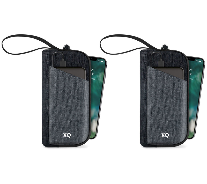 Xqisit Set of 2 UV Bags with Built-in 5,000mAh Power Banks — View 7