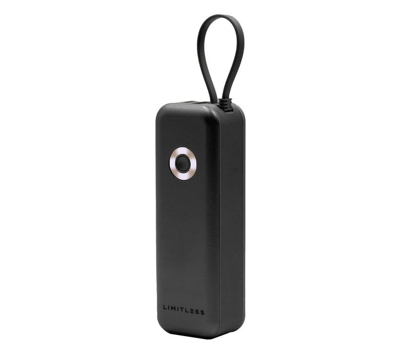 Limitless 5kmAh Power Bank w/ Retractable AC Plug, Built-in Cables & GaN — View 7