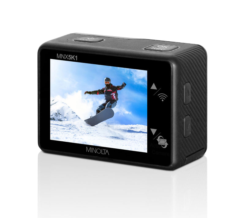 Minolta MNX5K1 5K Ultra HD / 24 MP Action Camera Kit — View 5