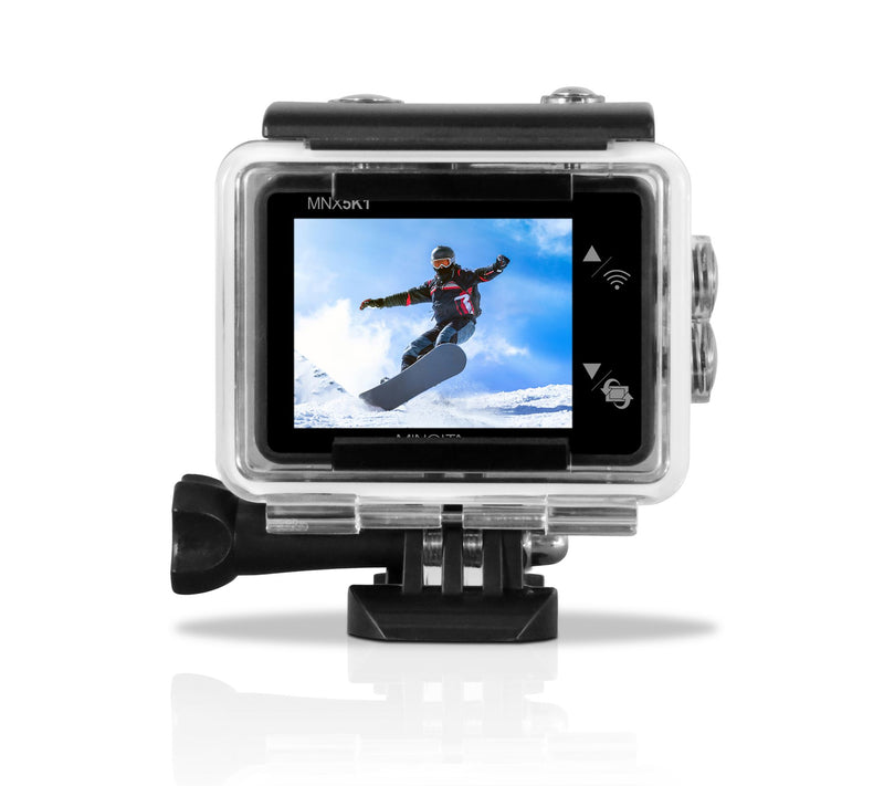 Minolta MNX5K1 5K Ultra HD / 24 MP Action Camera Kit — View 6
