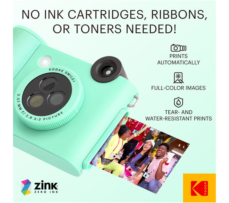 Kodak Smile+ Wireless 2x3" Instant Camera withink Technology — View 4