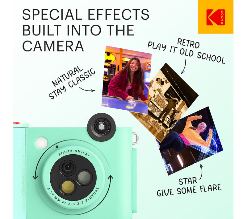 Kodak Smile+ Wireless 2x3" Instant Camera withink Technology — View 2