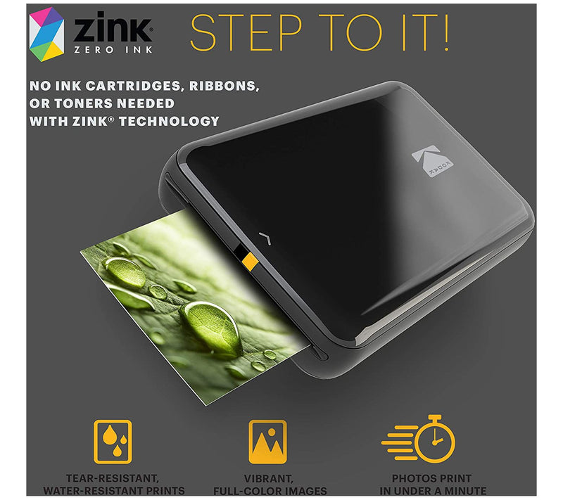 Kodak Step Wireless Instant Photo Printer w/ Zink Technology — View 4