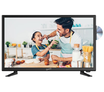 SuperSonic 24" Widescreen LED HDTV with Built-in DVD Player