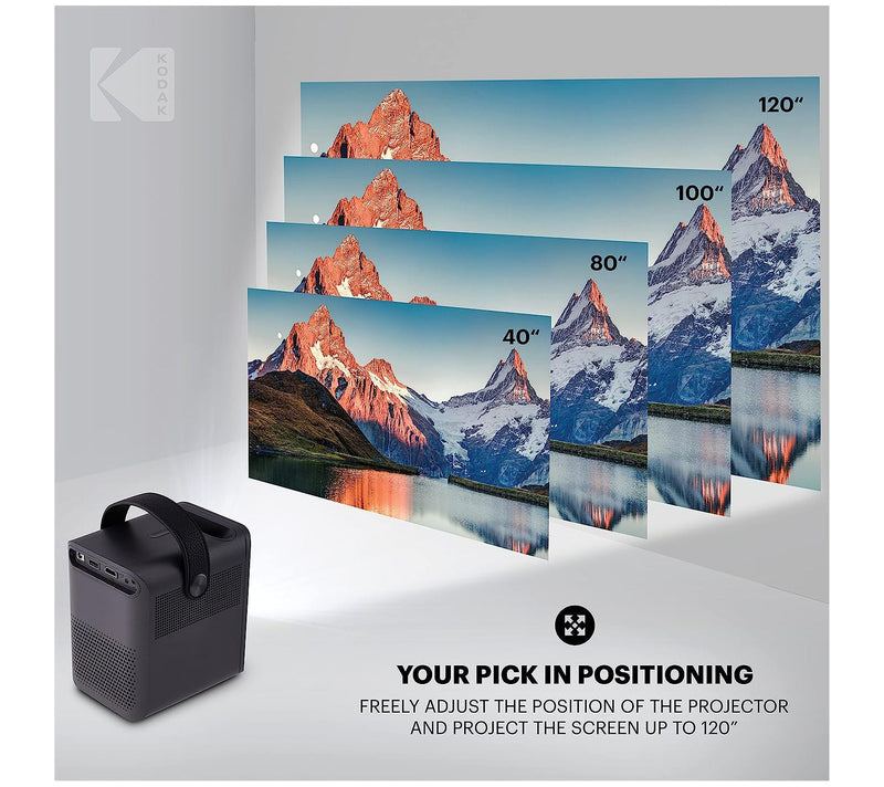Kodak Flik HD9 Smart Projector, Portable Mini Projector — View 8