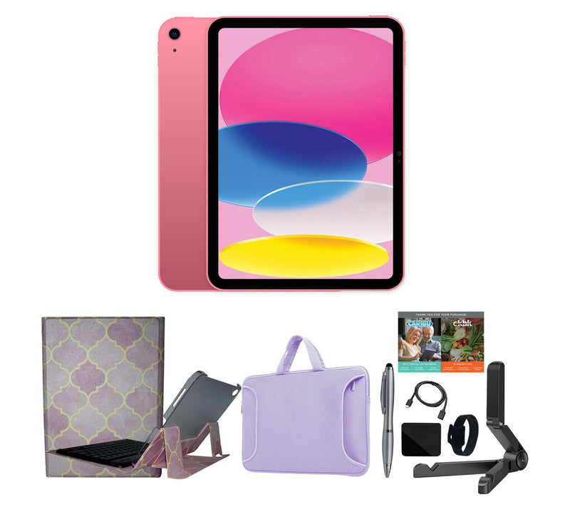 Apple iPad 10.9" 10th Gen 64GB Wi-Fi Bundle — View 64