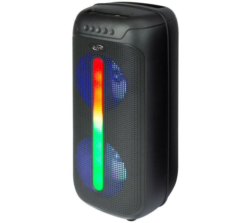 iLive Pop-up Projector Movie Kit with 120" Screen & Party Speaker — View 2