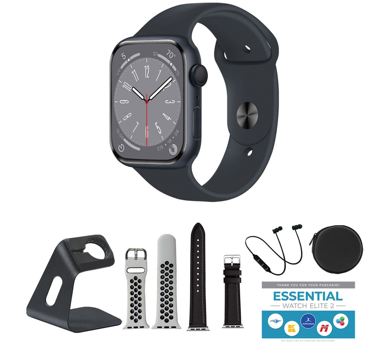 Apple Watch Series 9 45mm M/L GPS Smartwatch with Accessories — View 43