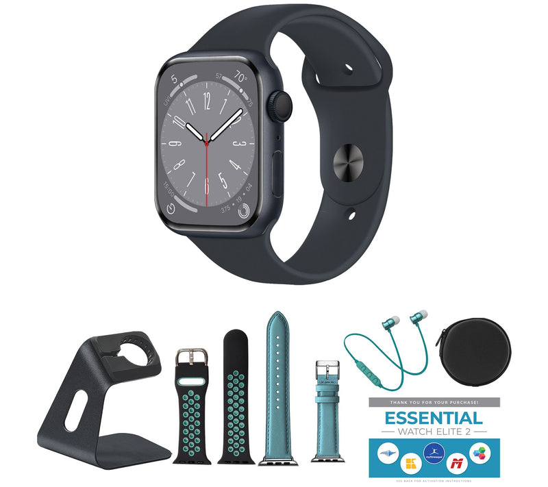 Apple Watch Series 9 45mm M/L GPS Smartwatch with Accessories — View 7