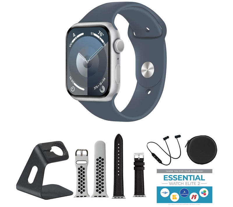 Apple Watch Series 9 45mm M/L GPS Smartwatch with Accessories — View 3