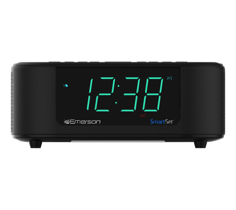 Emerson Smartset Dual Alarm AM/FM Bluetooth Clock Radio — View 4