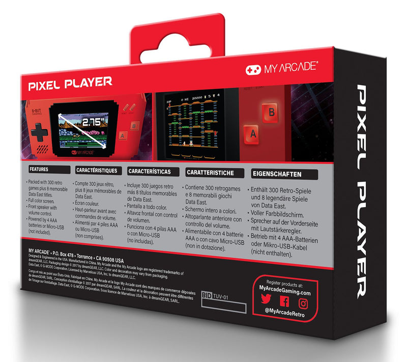 My Arcade Pixel Player Handheld Portable GamingSystem — View 5