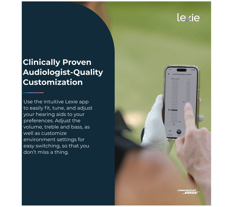 Lexie B2 Plus Powered by Bose Self-Fitting OTC Hearing Aids — View 6