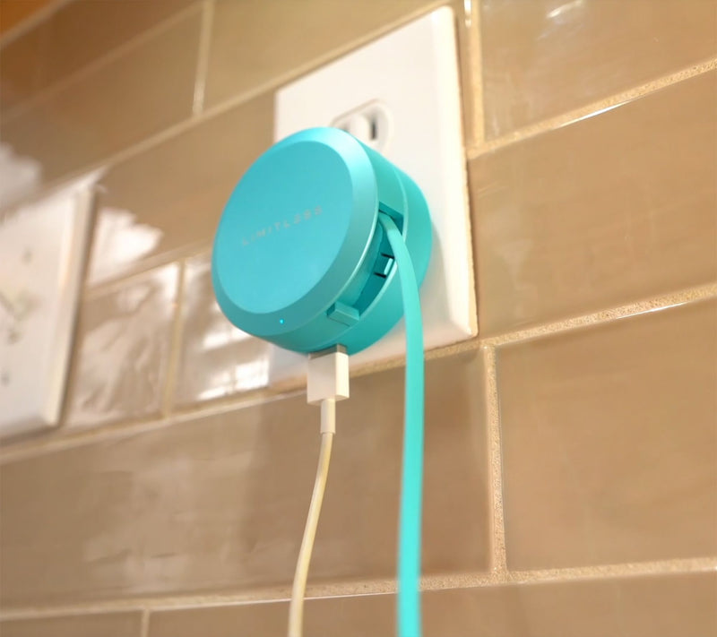 Limitless ChargeHub with With AC Prong, Built-in Cable, & Adapter Tips — View 18
