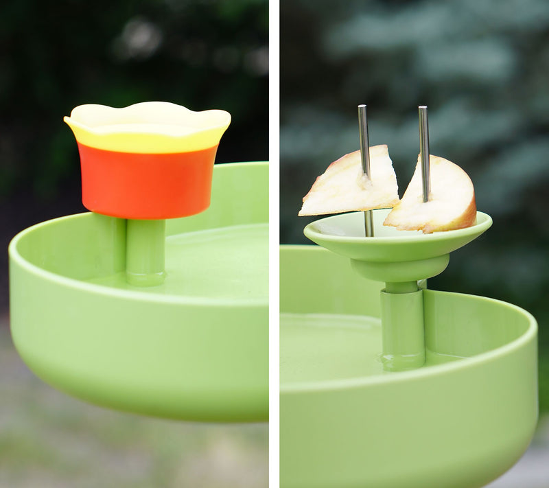 Hello Birdie Smart Bird Feeder with Solar Roof and Bird Bath — View 9