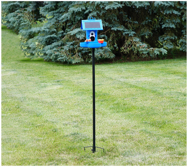Hello Birdie Smart Bird Feeder with Solar Roof and Bird Bath — View 10