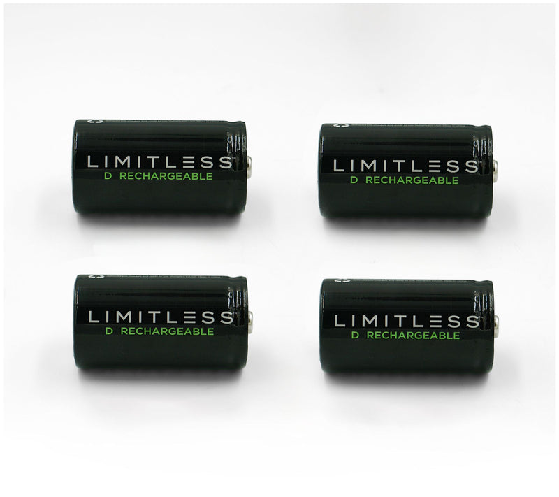 Limitless Rechargeable Batteries with Digital Display Charging Dock — View 8