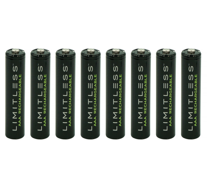 Limitless Rechargeable Batteries with Digital Display Charging Dock — View 5