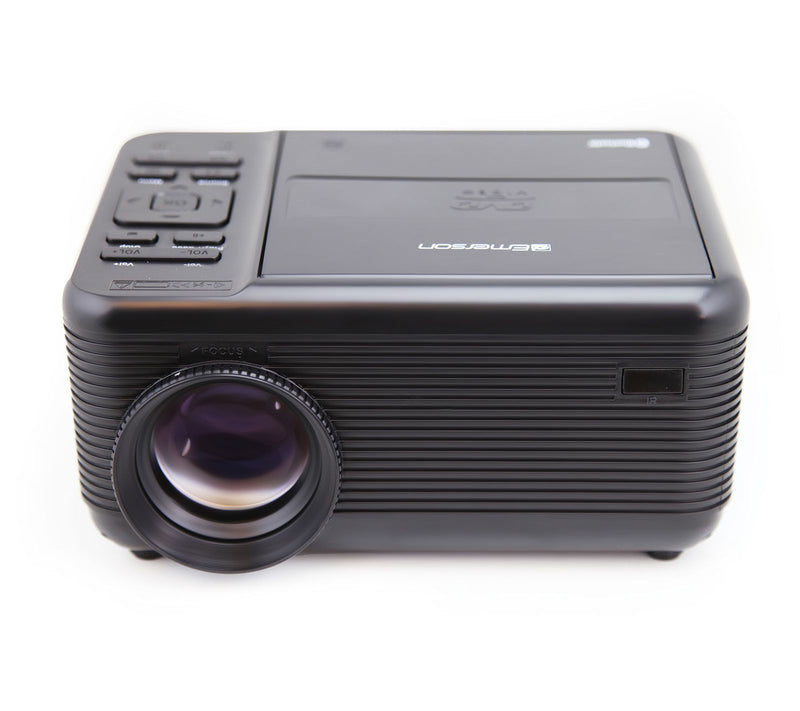Emerson 150" Home Theater LCD Projector w/ Built-In DVD Player — View 8