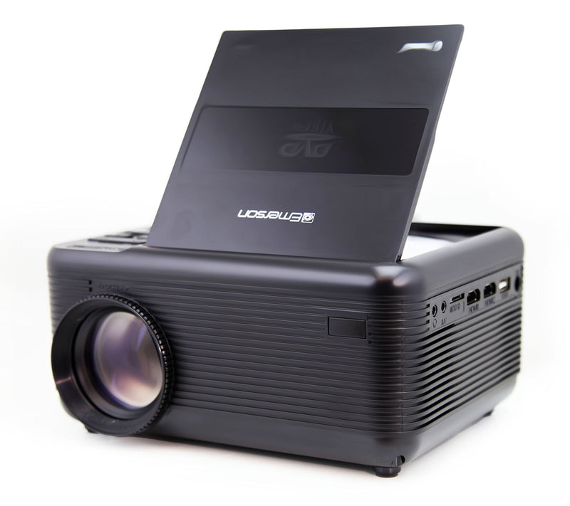 Emerson 150" Home Theater LCD Projector w/ Built-In DVD Player — View 6